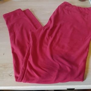 Burgundy/Dark Pink LLR. TC Leggings
